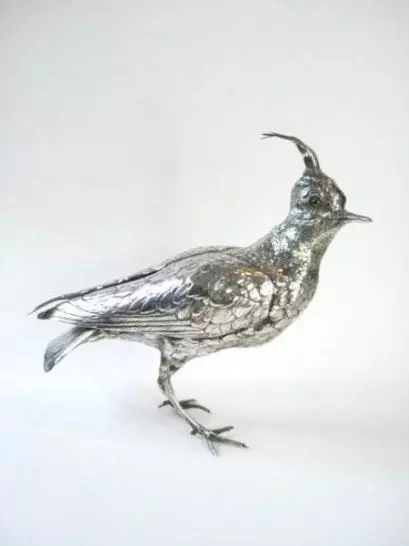 Antiek zilver overig -  zilveren vogel cadeau 