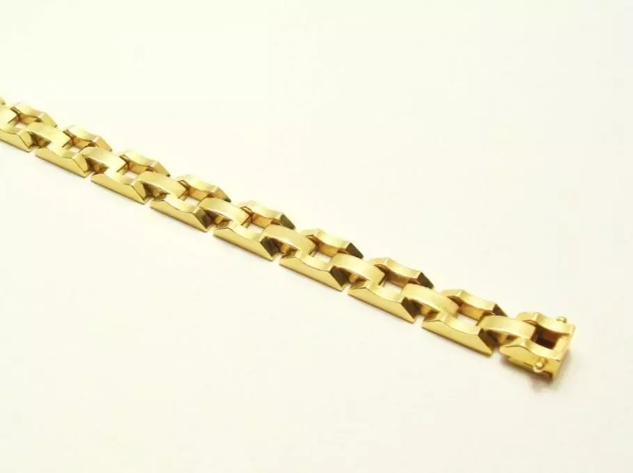 Antieke en Vintage Kettingen en Armbanden - 50 er jaren armband goud
