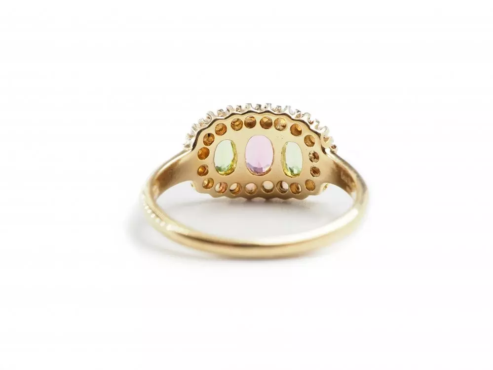 Antieke en Vintage Ringen - achterkant opaal ring