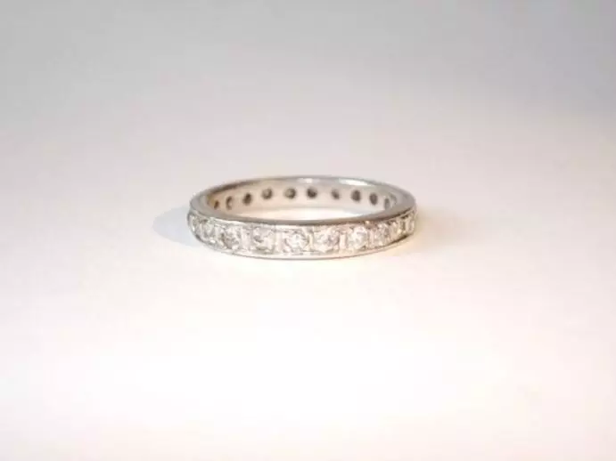 Antieke en Vintage Ringen - antieke alliance ring witgoud - kopie
