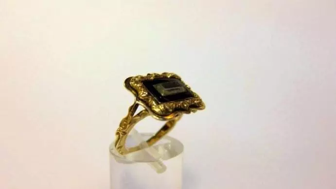 Antieke en Vintage Ringen - antieke ring met onyx