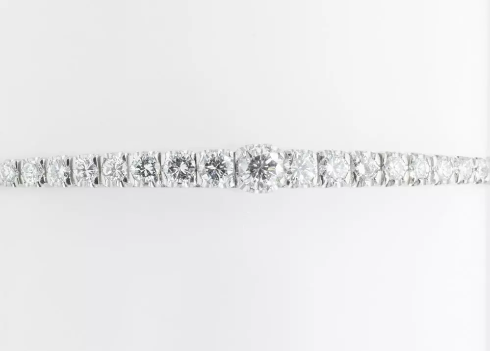 Antieke en Vintage Kettingen en Armbanden - armband witgoud diamant1.50 ct