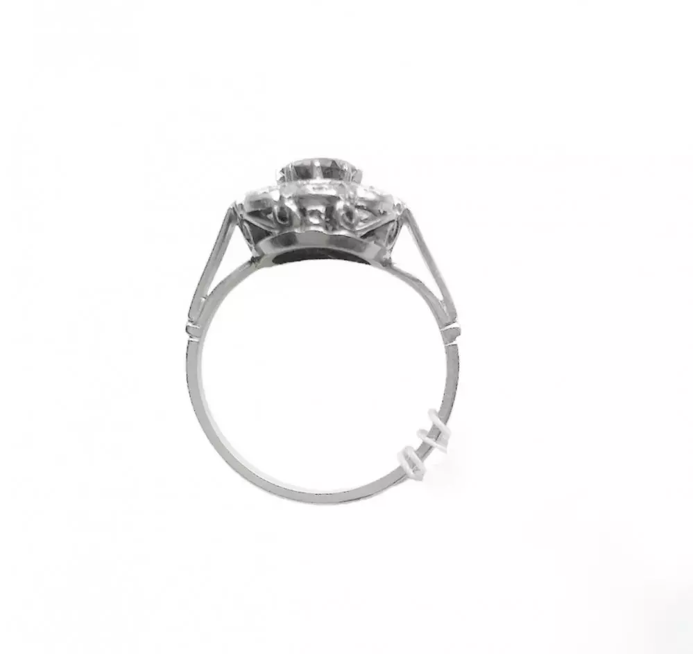 Antieke en Vintage Ringen - bruine diamant ring(4)