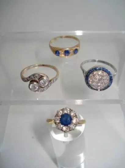 Antieke en Vintage Ringen - diverse-ringen-saffier