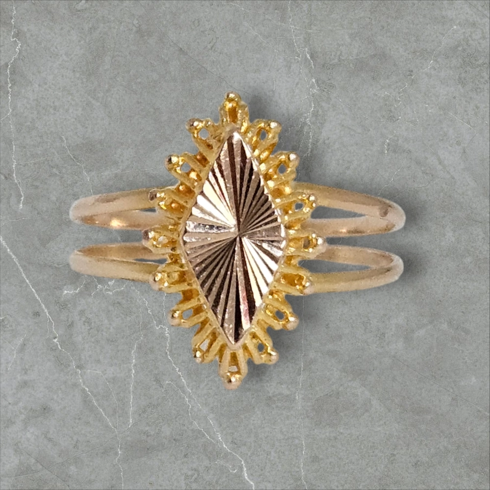 Antieke en Vintage Ringen - geelgouden ring wieber (2)