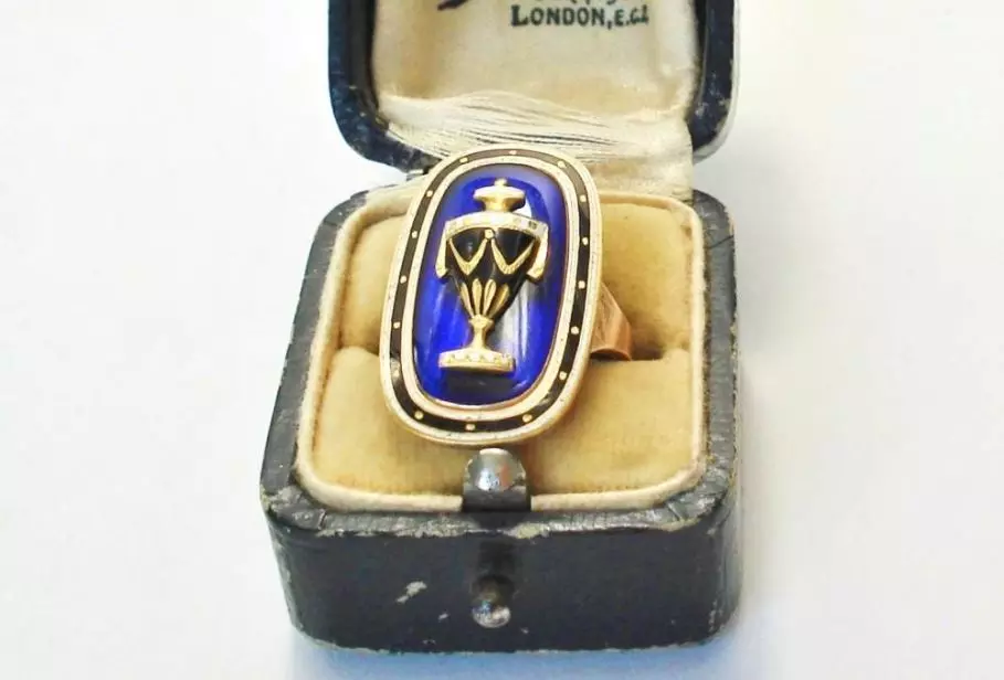 Antieke en Vintage Ringen - georgian  ring  memory 1793