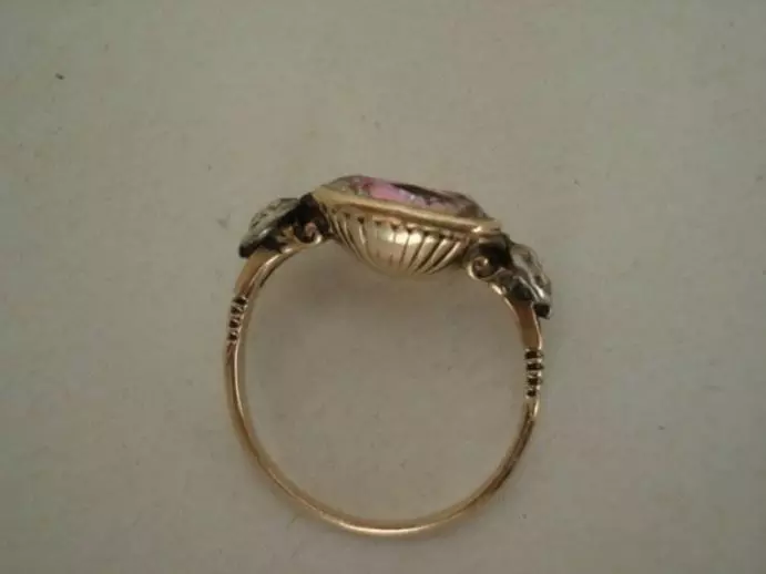 Antieke en Vintage Ringen - georgian ring 2 c