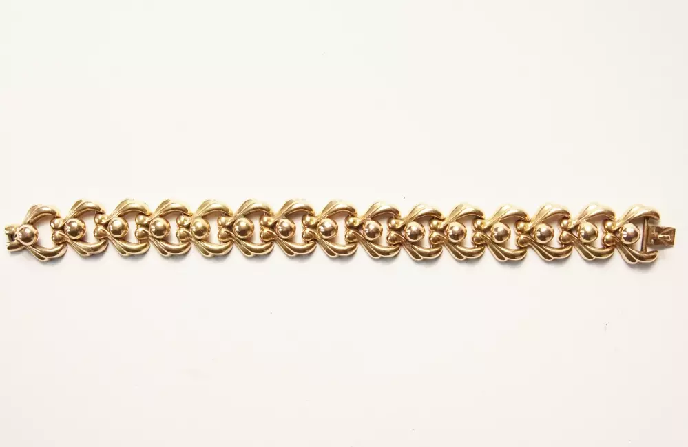 Antieke en Vintage Kettingen en Armbanden - gouden armband oud