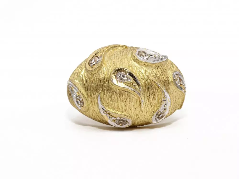 Antieke en Vintage Ringen - gouden retro ring anita potters