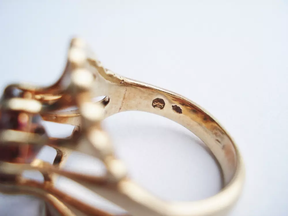 Antieke en Vintage Ringen - keur citrien ring