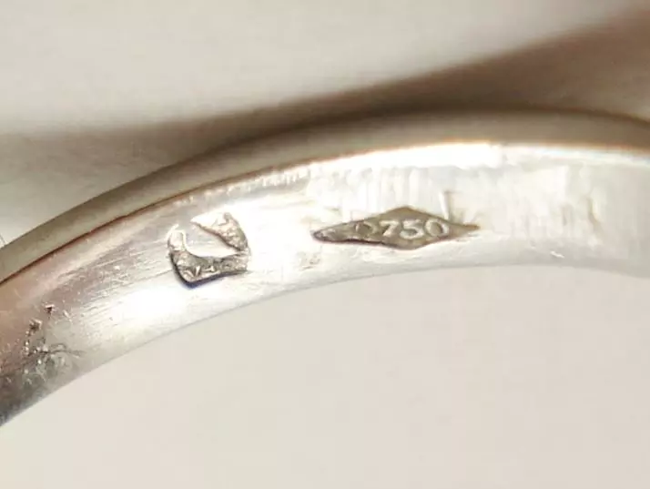 Antieke en Vintage Ringen - keur verlovingsring spiegelzetting
