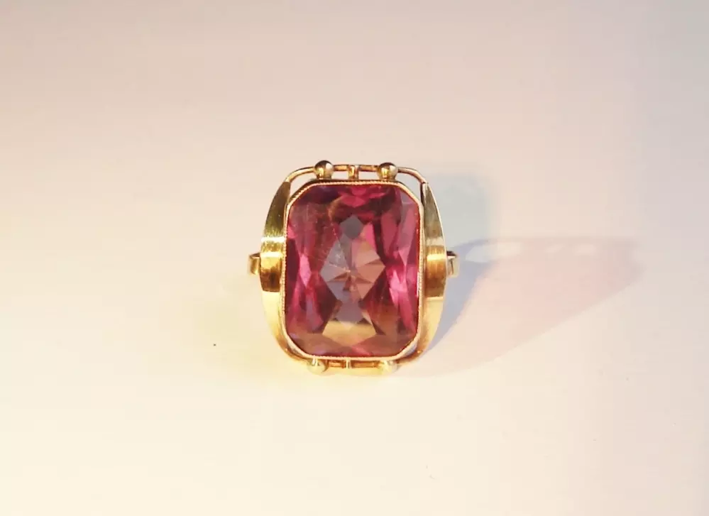 Antieke en Vintage Ringen - ring alexandriet 2