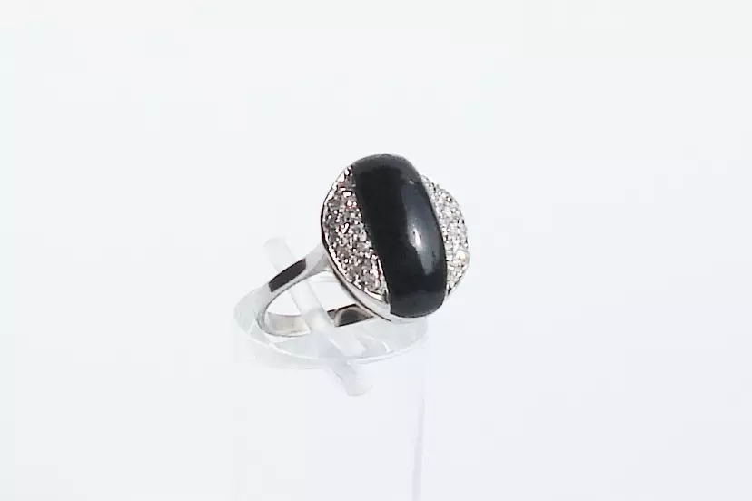 Antieke en Vintage Ringen - ring diamant onyx 1