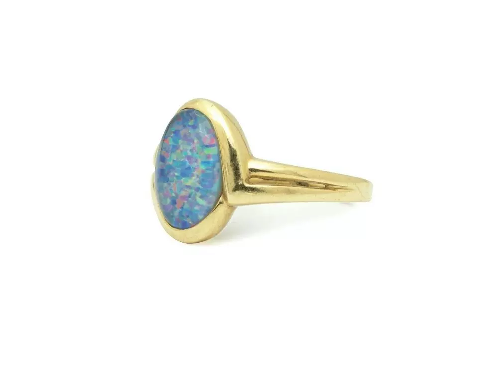 Antieke en Vintage Ringen - vintage ring opaal