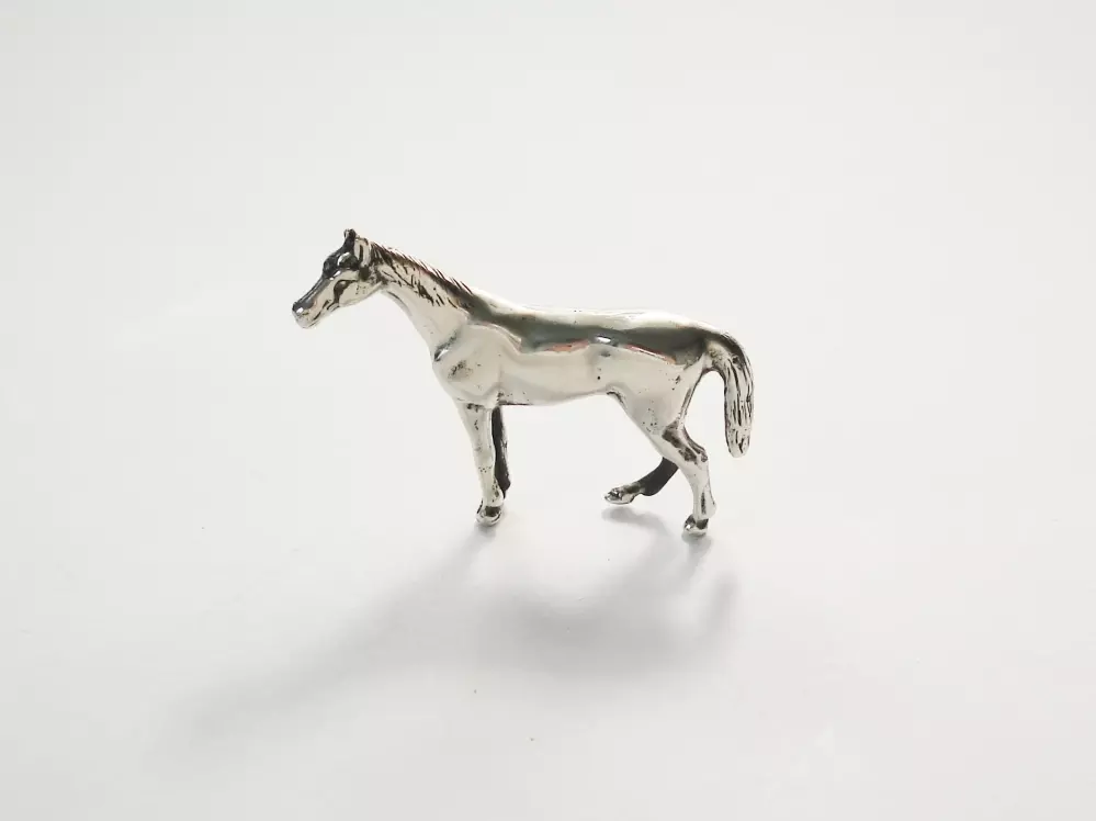 Antiek zilver overig - zilveren paardje