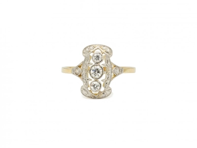 Art Deco diamant ring 1930 