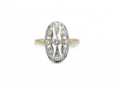 Art Deco ring diamant 1