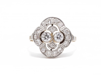 Art Deco ring diamant Nederlands