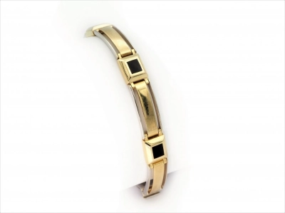 gouden armband modern onyx