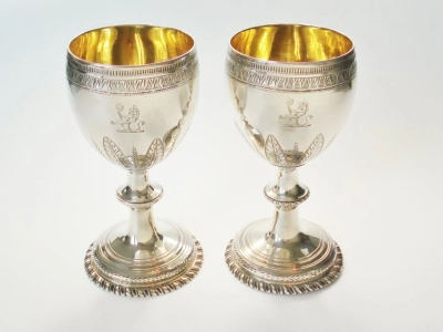 zilveren drinkbekers 18e eeuw